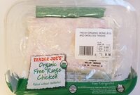 Organic Free Range Chicken Boneless and Skinless Thighs