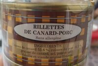 Rillettes de canard - porc