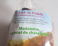 Madeleine au miel de châtaignier