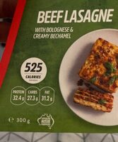 Beef lasagna