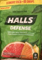 Defense Cough Drops Assorted Citrus 1X80 1N