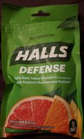 Defense Cough Drops Assorted Citrus 1X30 Pc