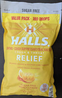 Cough & Throat Relief Drop, Honey Lemon Flavor