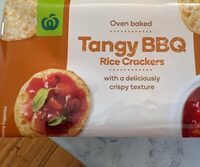 Tangy bbq rice crackers
