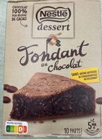 Préparation pour fondant au chocolat