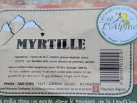 Tarte myrtille