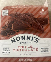 Triple chocolate biscotti