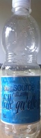 Eau de source naturelle  "telle qu'elle"