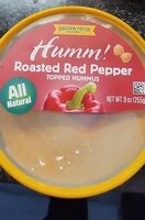 Humm Roasted Red Pepper Topped Hummus