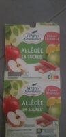 Compote pomme rhubarbe allégée en sucres