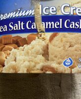 Ice cream sea salt caramel cashew