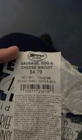 Sausage Egg and Cheese Biscuit