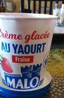 Crème glacée au yaourt, fraise