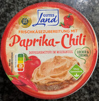 Frischkäsezubereitung mit Paprika-Chili