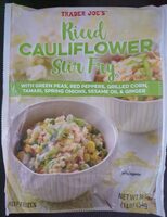 Riced cauliflower stir fry