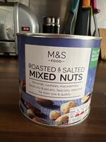 Roasted and salted mixed nuts