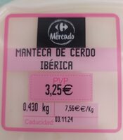 Manteca de cerdo ibérico