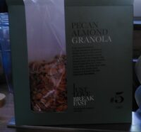 Pécan almond granola