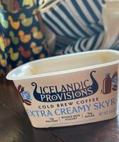 Cold brew coffee  extra creamy skyr