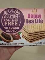 Wafers with cocoa cream