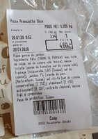 Pizza Prosciutto