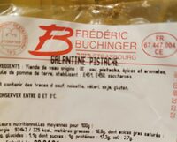 Galantine pistache