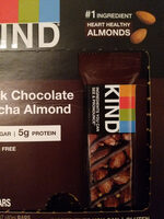 Dark chocolate mocha almond bar