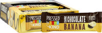 Pressed banana dark chocolate fruit bar