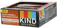Salted caramel & dark chocolate nut bar
