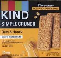Simple Crunch Oats & Honey