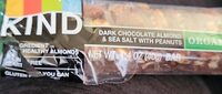 Dark Chocolate Almond & Sea Salt with Peanuts Bar