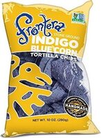 Indigo blue corn tortilla chips