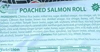 Poached salmon roll
