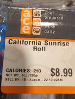 California Sunrise Roll
