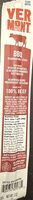 Vermont smoke cure beef jerky sticks antibiotic
