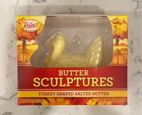 Butter turkey sculpture