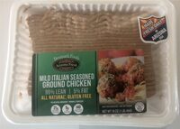 Mild italian seasoned ground chicken