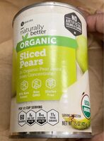Organic Sliced Pears