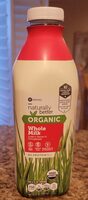 Organic whole milk