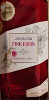 Aronia gin pink robin