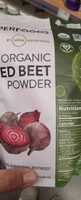Organic Red Beet Powder