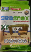 Wasabi Organic Roasted Seaweed Snack