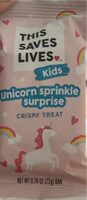 Unicorn Sprinkle Surprise Crispy Treat