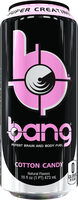 Cotton candy energy drink