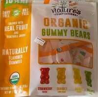 Organic gummy bears