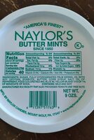Naylor's butter mints