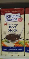 Beef stock for cooking, unsalted