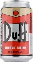 The Simpsons Duff Energy Drink