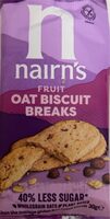 40% MORE FRUIT REL n nairn's FRUIT OAT BISCUIT BRE