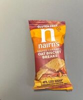 Salted caramel oat biscuit